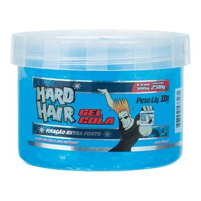 Gel Cola Azul Hard Hair 300g