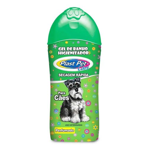 Gel de Banho Plast Pet Care Higienizador para Cães 500ml