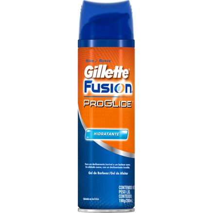 Gel de Barbear Gillette Fusion Proglide Hidratante 198g