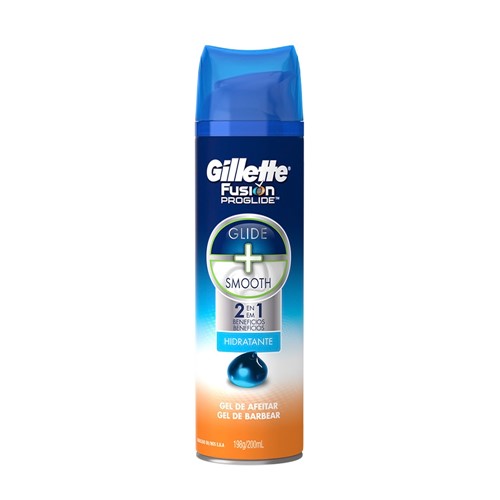 Gel de Barbear Gillette Fusion ProGlide Hidratante com 198g