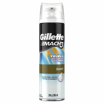 Gel de Barbear Gillette Mach3 Irritation Defense 245 G