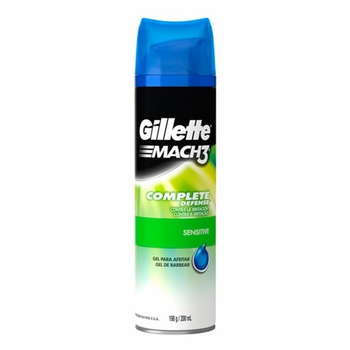 Gel de Barbear Gillette Mach3 Sensitive 198g