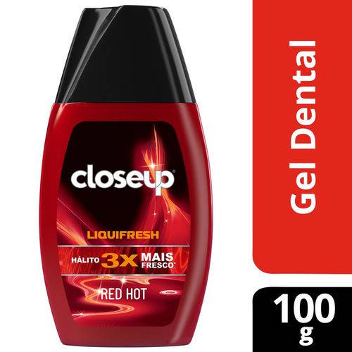 Gel Dental Close Up Liquido Fresh Red Hot 100g