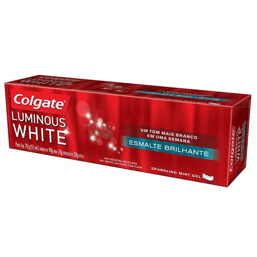 Gel Dental Colgate Luminous White Esmalte Brilhante com 70g