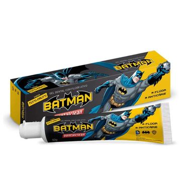 Gel Dental Dentalclean Batman Tutti Frutti com Flúor 100g