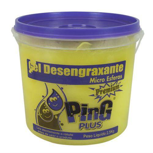 Gel Desengraxante Micro Esfera 2,5 Kg Amarelo - Ping Plus