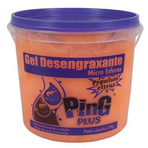Gel Desengraxante Micro Esfera 2,5 Kg Laranja - Ping Plus