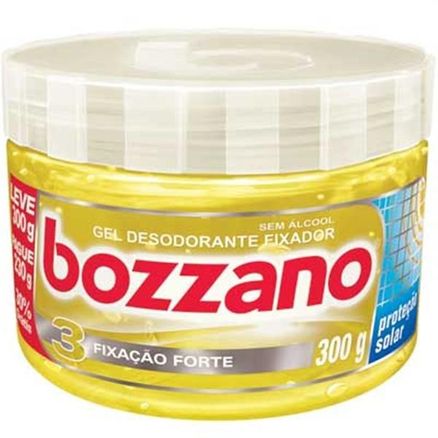 Gel Fixador Bozzano 3 Amarelo Forte 300g