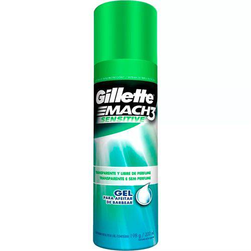 Gel Gillette Mach3 Sensitive - 198g