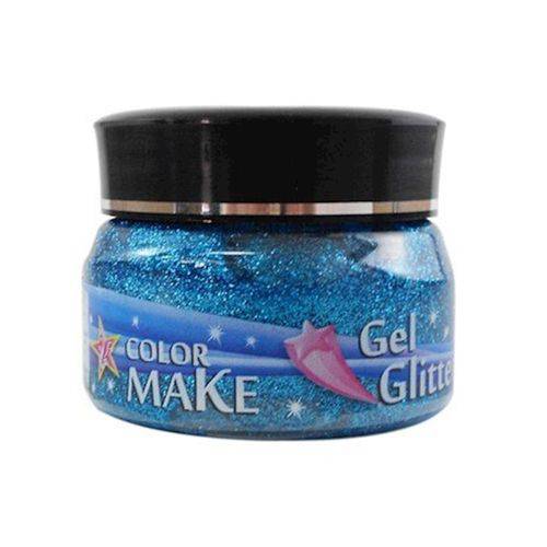 Gel Glitter Azul 150g