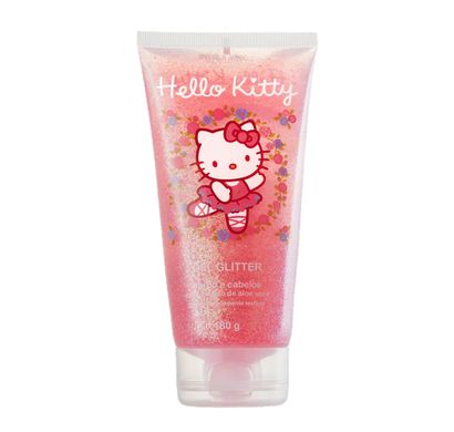 Gel Glitter Corpo e Cabelos Hello Kitty 180g - Betulla Cosméticos