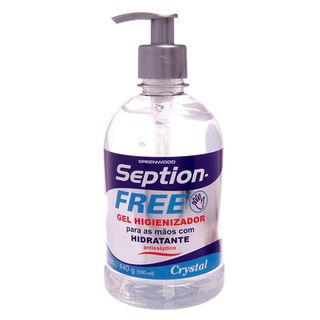 Gel Higienizador para Mãos Seption Free- Crystal 440g