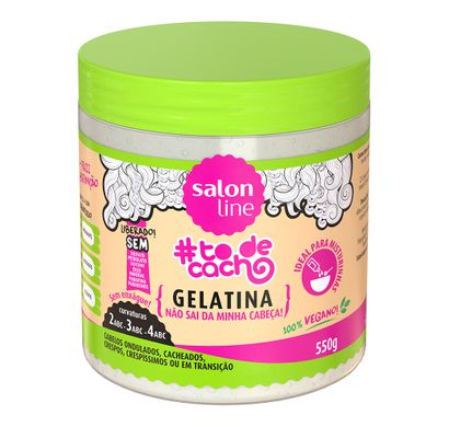 Gel Mix para Misturinhas Gelatina não Sai da Minha Cabeça! #ToDeCacho 550g - Salon Line