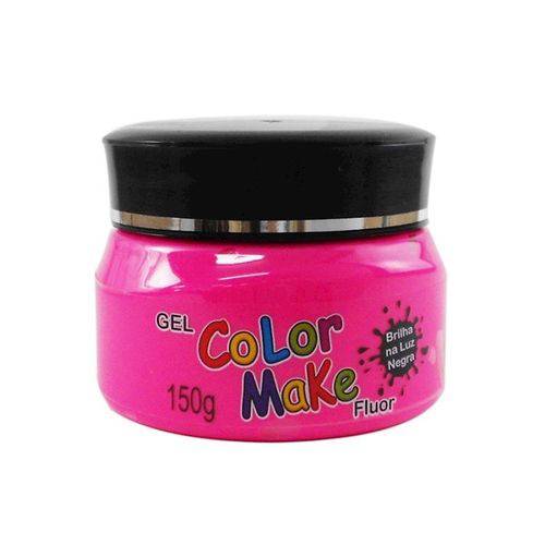 Gel Neon Pink 150g - Brilha na Luz Negra