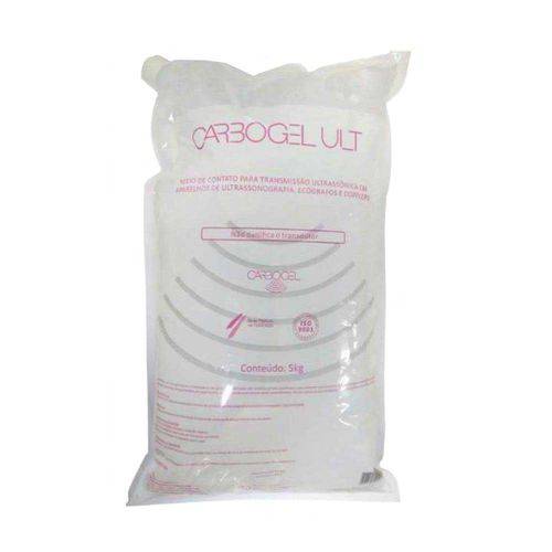 Gel para Exames Ultrassom Ecg Carbogel Plurigel Bag 5kg