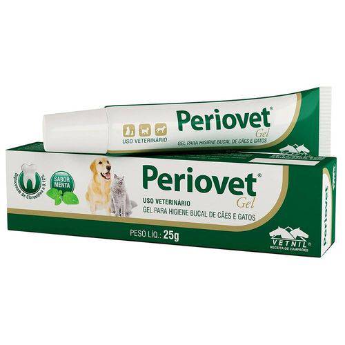 Gel para Higienização Bucal Vetnil Periovet 25 G