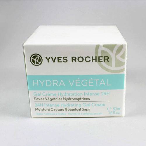 Gel Yves Rocher Hydra Vegetal Hidratação Intensa Pele Normal e Mista 50ml