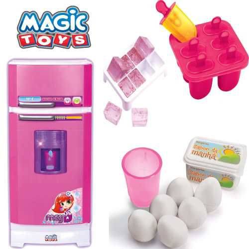 Geladeira Mágica Super Cozinha Infantil Masterchef Magic Toy