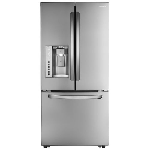 Geladeira / Refrigerador Frost Free Panasonic, 592L, Inverter, Aço Escovado, Dispenser Água e Gelo - CB74PV1X - 220V