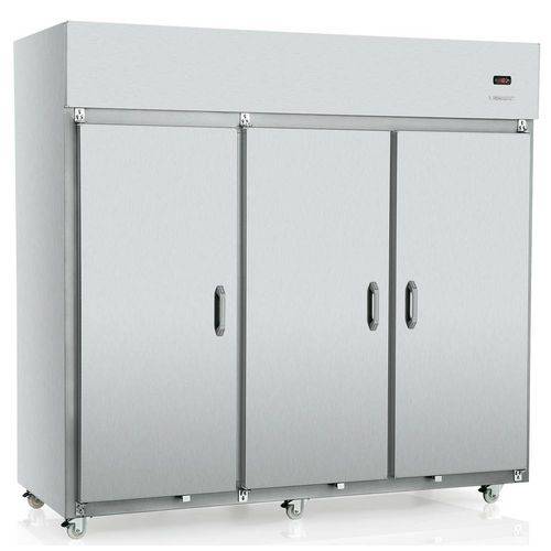 Geladeira Refrigerador Industrial Inox 3 Portas Grcs 3P Gelopar