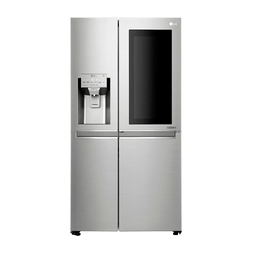 Geladeira / Refrigerador LG, New Lancaster, 601 Litros, InstaView, Aço Escovado - GCX247CSA1 - 220V