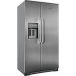 Geladeira / Refrigerador Side By Side Brastemp Gourmand BRS75 110V 539 Litros - Inox