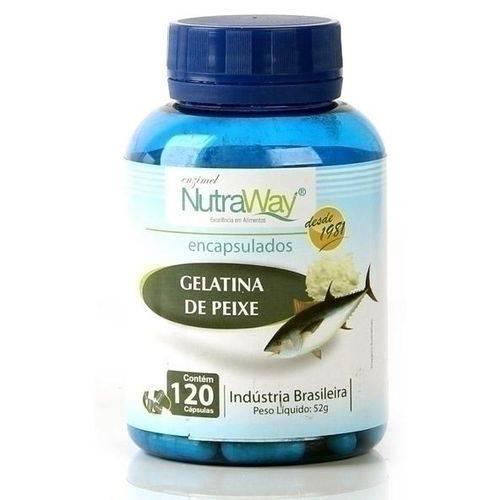 Gelatina de Peixe 120 Cápsulas - Nutraway