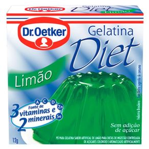 Gelatina Diet Sabor Limão Dr. Oetker 12g