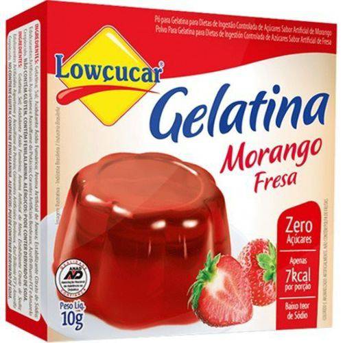 Gelatina Morango 10g Lowcucar