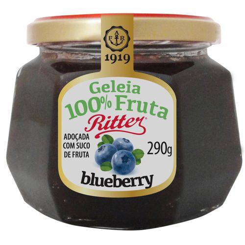 Geléia 100% Fruta Blueberry (mirtilo) 290g Ritter