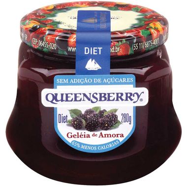 Geleia Diet de Amora Queensberry 280g