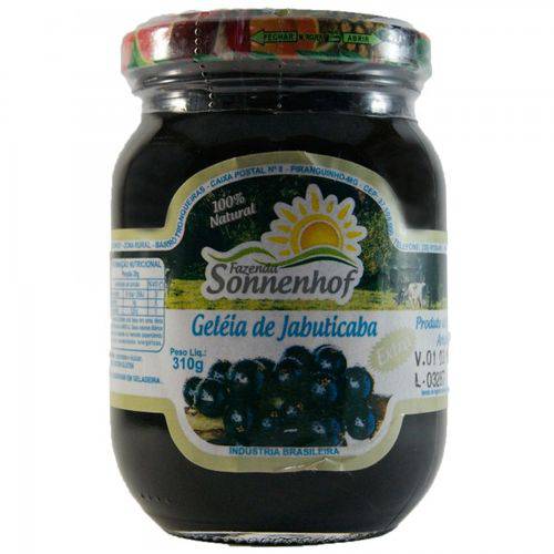 Geleia Extra de Jabuticaba - 310g - Fazenda Sonnenhof