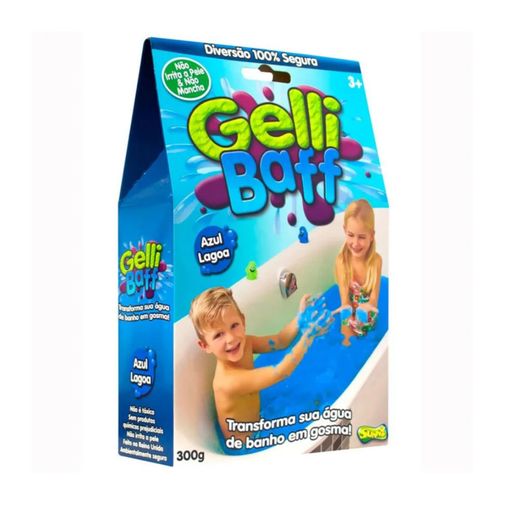 Gelli Baffi Slime para Banho - Azul Lagoa - Sunny