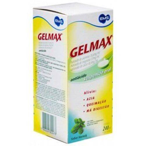 Gelmax Suspensão Oral - 35,6mg/ml + 37mg/ml + 48.4mg/ml, Caixa com 1 Frasc