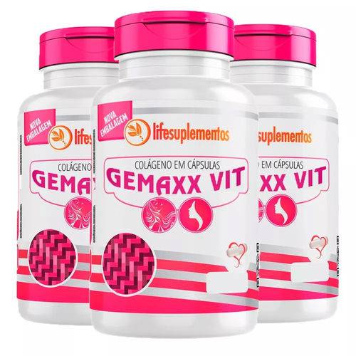 Gemaxx Vit Colágeno Hidrolisado -3x 120 Cápsulas - Melcoprol