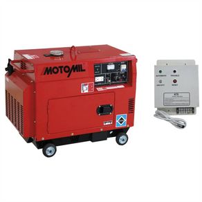 Gerador à Diesel 5000 Watts - 4 Tempos MDG-5000ATS 110/220V - Motomil