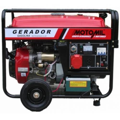 Gerador a Gasolina 8000 Watts - 4 Tempos Mod. Mgg-8000e 110/220v - Motomil
