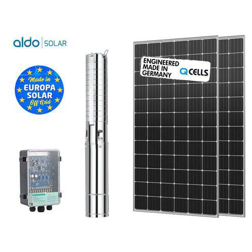 Gerador de Energia Bomba Solar Colonial Aldo Solar Geb 1460w Q Cells Mono Perc Zm Taifu 4000l/h 40m