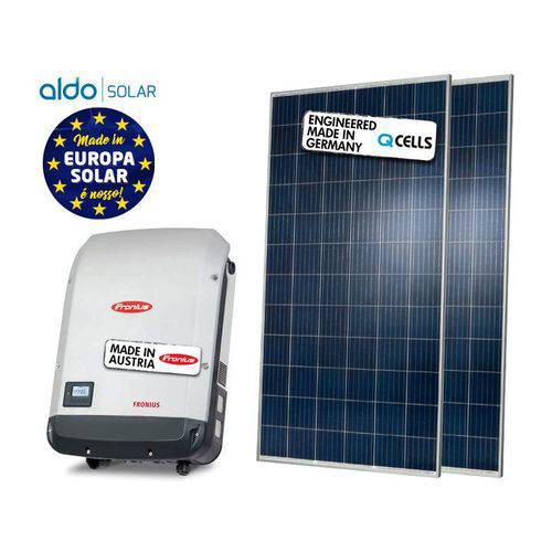 Gerador de Energia Fronius Metalica 55cm Aldo Solar Gef 2,68kwp Q Cells Poli Power Primo 3kw 2mppt M