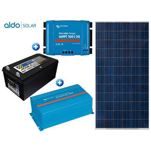 Gerador de Energia Victron Off Grid Aldo Solar Gef-ogv1200230pg 1200va Saida 230v Autonomia 31 Horas