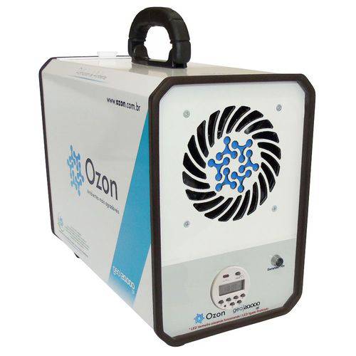 Gerador de Ozônio GEO 20.000/AR com Timer Digital Programável Bivolt (Vazão de Ozônio: 110 M3/h X 16 Ppm)