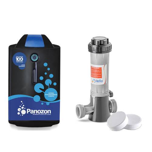 Kit Ozônio Panozon P+100 com Clorador Automático e Pastilha