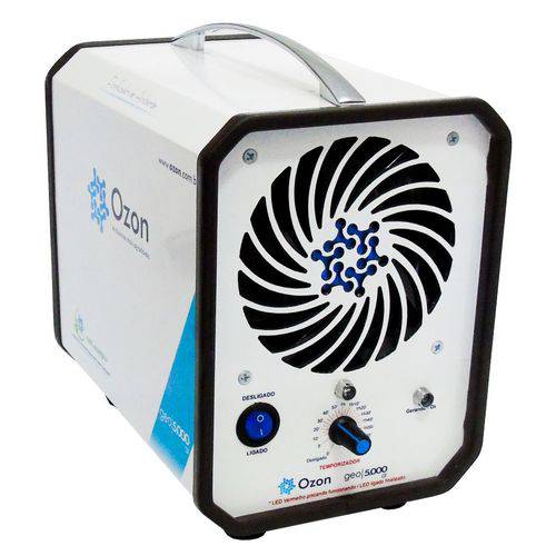 Gerador de Ozônio Residencial GEO 5.000/AR com Timer Manual Bivolt (Vazão de Ozônio: 27,47 M3/h X 04 Ppm)
