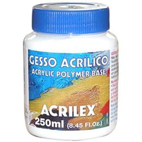 Gesso Acrilico para Artesanato 250ml - Acrilex