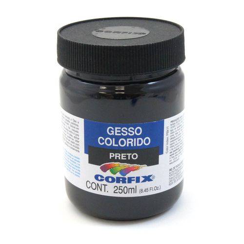 Gesso Corfix 250 Ml Preto 69321