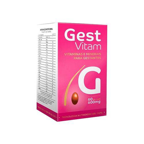 Gest Vitam - 60 Cápsulas de 600mg - Ekobé