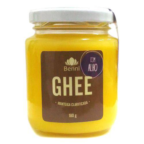 Ghee com Alho - Manteiga Clarificada Sem Lactose - Benni 200g