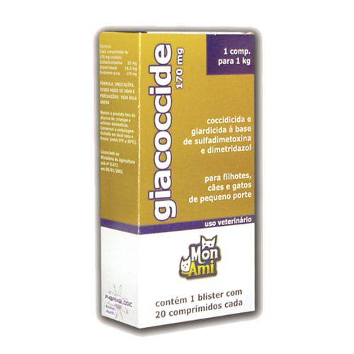 Giacoccide 170mg 20 Comprimidos