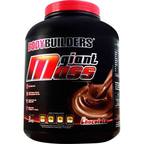 Giant Mass Pote 3kg - Bodybuilders-Chocolate