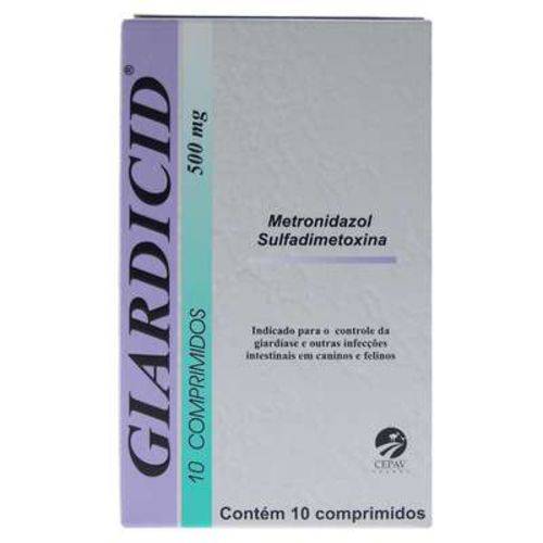 Giardicid 500MG 10 Comprimidos